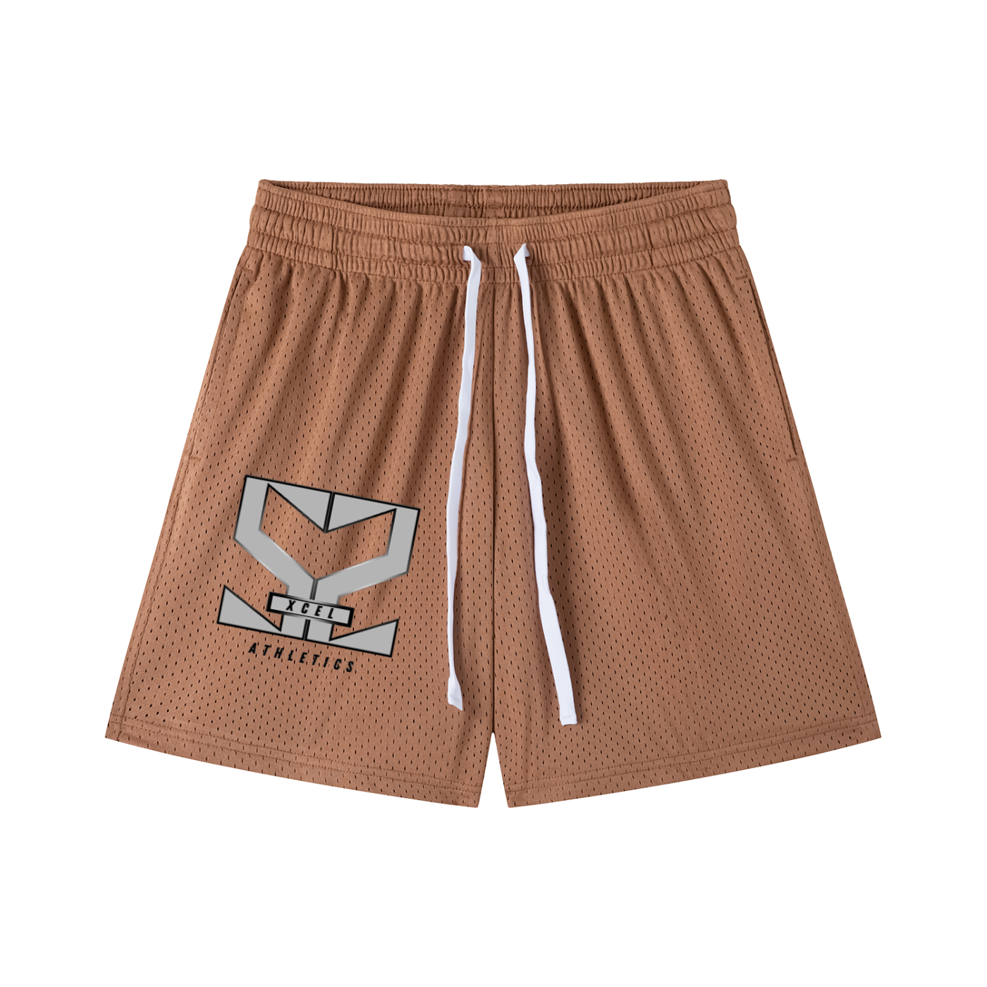 Mesh Drawstring Shorts