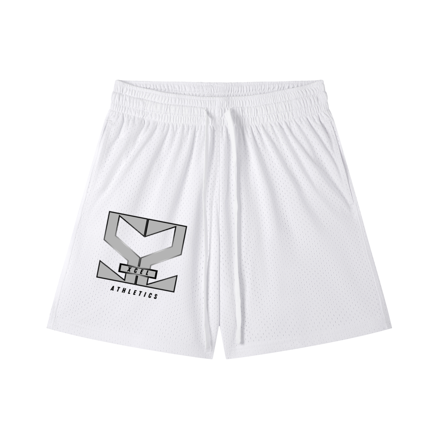 Mesh Drawstring Shorts