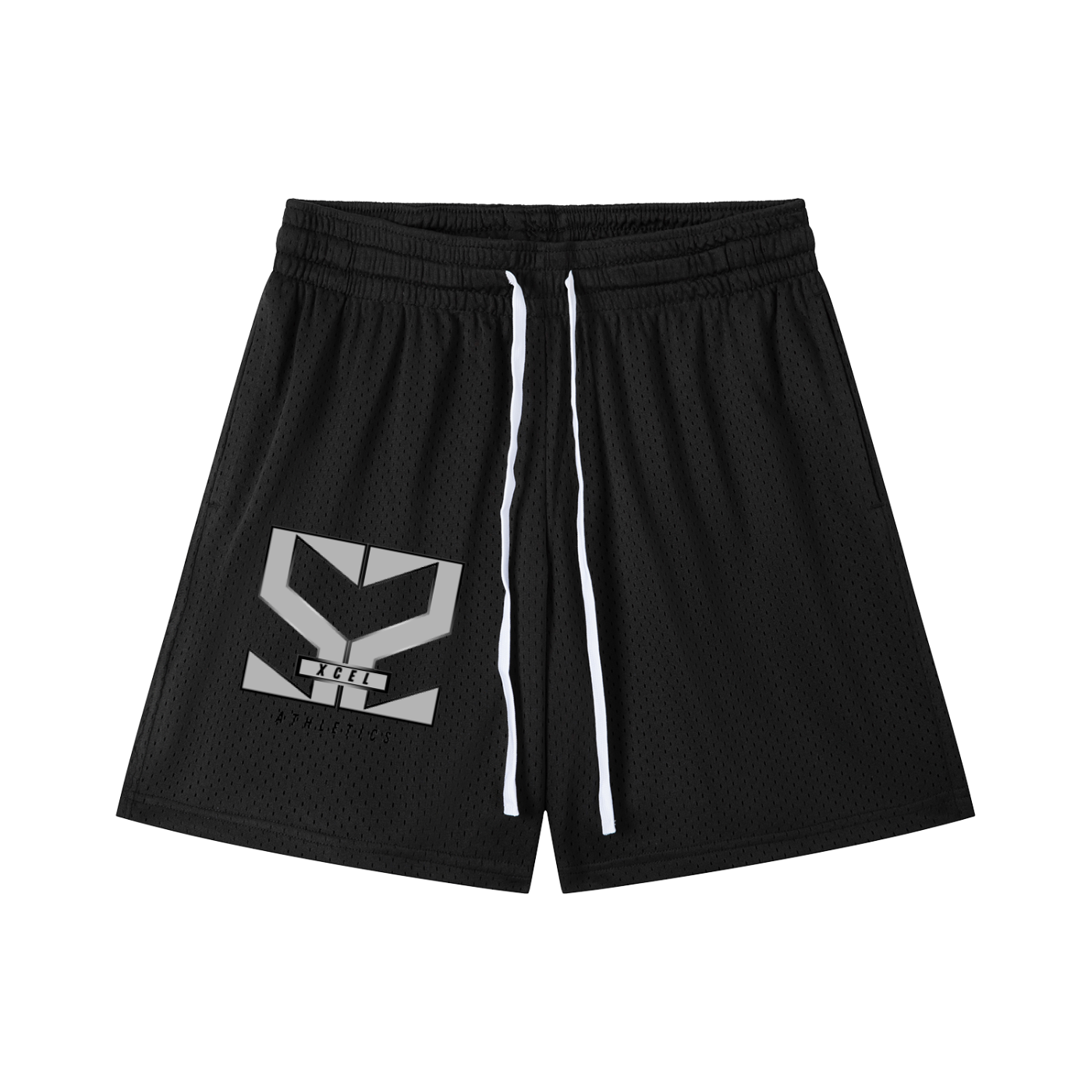 Mesh Drawstring Shorts