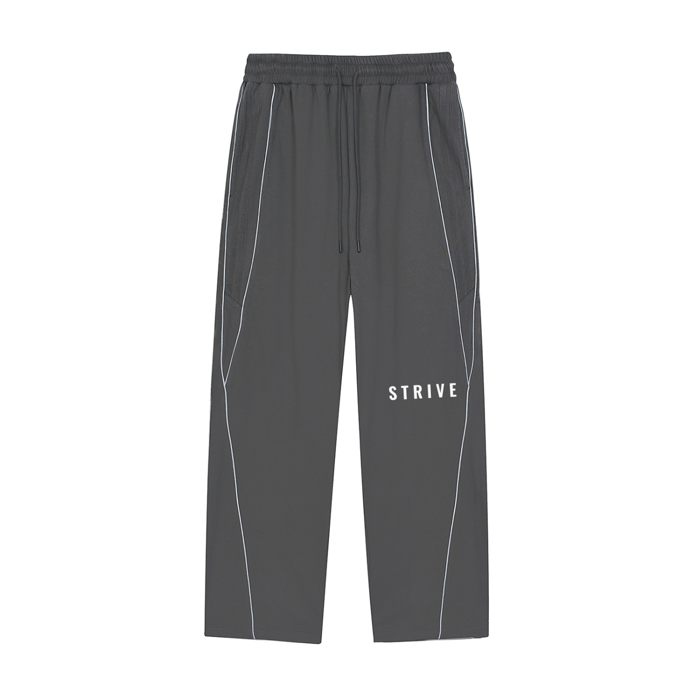 Reflection Striped Straight-Leg Sweatpants